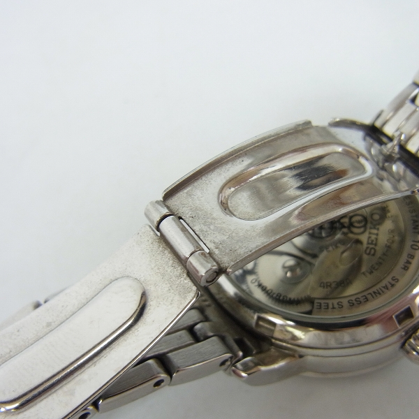 実際に弊社で買取させて頂いたSEIKO/セイコー PRESAGE/プレサージュ ボーイズ 自動巻き/オートマチック 腕時計/裏スケ 4R38-00K0の画像 4枚目