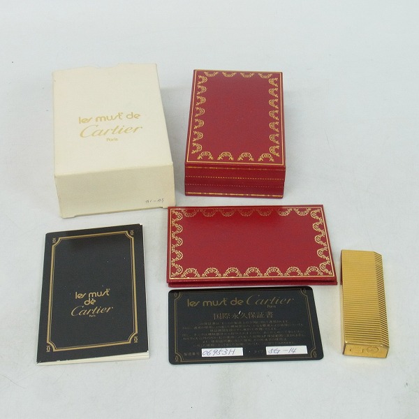 実際に弊社で買取させて頂いたCartier/カルティエ ガスライター ガスライター ゴールドの画像 6枚目