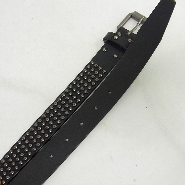 実際に弊社で買取させて頂いたDIESEL BLACK GOLD/ディーゼルブラックゴールド スタッズ ベルト 85の画像 1枚目