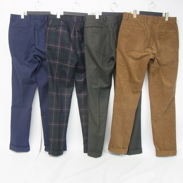 実際に弊社で買取させて頂いたBrooks Brothers/ブルックスブラザーズ スラックスパンツ/コーデュロイパンツ等 W33/4点セットの画像 1枚目
