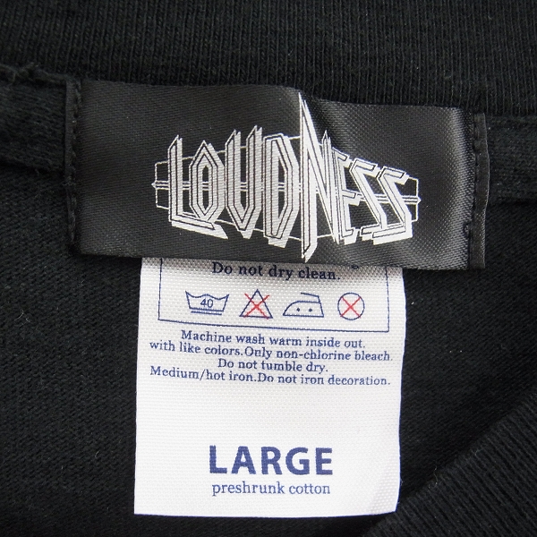 実際に弊社で買取させて頂いたBABYMETAL/LOUDNESS/SABER TIGER バンドTシャツ L/XL 計3点セットの画像 2枚目