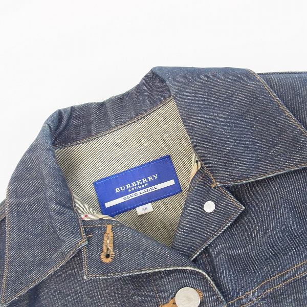 実際に弊社で買取させて頂いたBURBERRY BLUE LABEL/バーバリー ブルーレーベル Gジャン/38の画像 5枚目