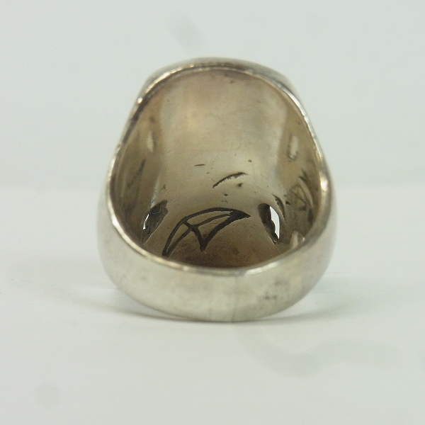 実際に弊社で買取させて頂いたCuRAZY PIG/クレイジーピッグ #6 サイコキラースカル リング 18号の画像 3枚目