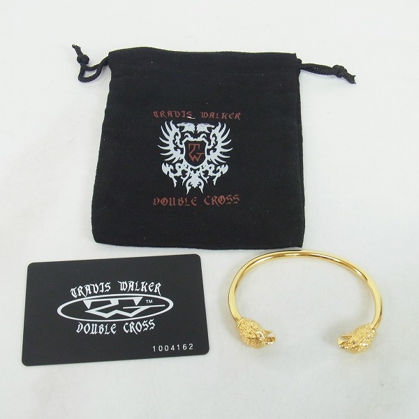実際に弊社で買取させて頂いた【証明書】TRAVIS WALKER/トラヴィスワーカー イーグルヘッド ブラス バングル/BGS018の画像 6枚目