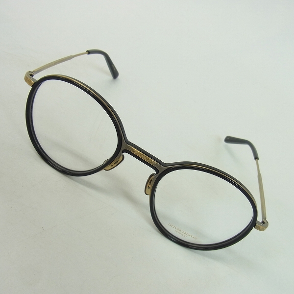 実際に弊社で買取させて頂いたOLIVER PEOPLES/オリバーピープルズ  眼鏡フレーム/ボストン GALLISTON BECR BK/AG