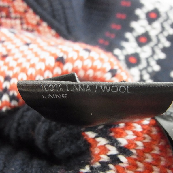 実際に弊社で買取させて頂いたNEIL BARRETT/ニールバレット ノルディック柄 ニットセーター Size:XSの画像 4枚目