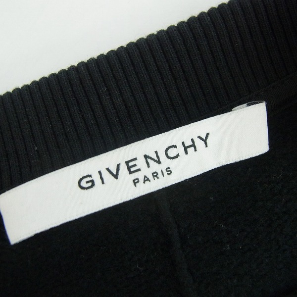 実際に弊社で買取させて頂いたGIVENCHY/ジバンシー 17SS ロゴプリントトレーナー/スウェット Sの画像 2枚目