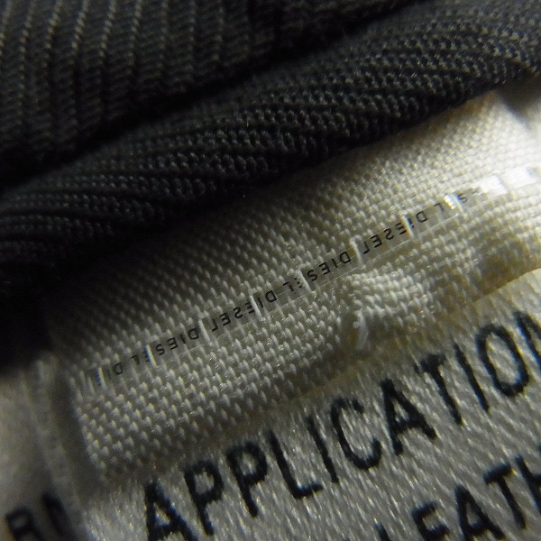 実際に弊社で買取させて頂いたDIESEL BLACK GOLD/ディーゼルブラックゴールド ラムレザー切替 テーラードジャケット/40の画像 5枚目