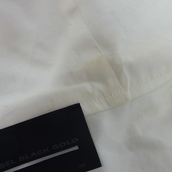 実際に弊社で買取させて頂いたDIESEL BLACK GOLD/ディーゼル ジップアップ マウンテン パーカー/48の画像 4枚目