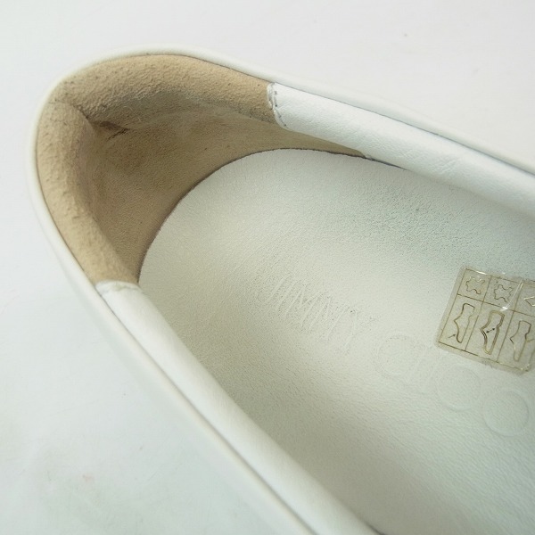 実際に弊社で買取させて頂いたJIMMY CHOO/ジミーチュウ GRIFFIN タッセルスリッポン/レザースニーカー 43の画像 4枚目