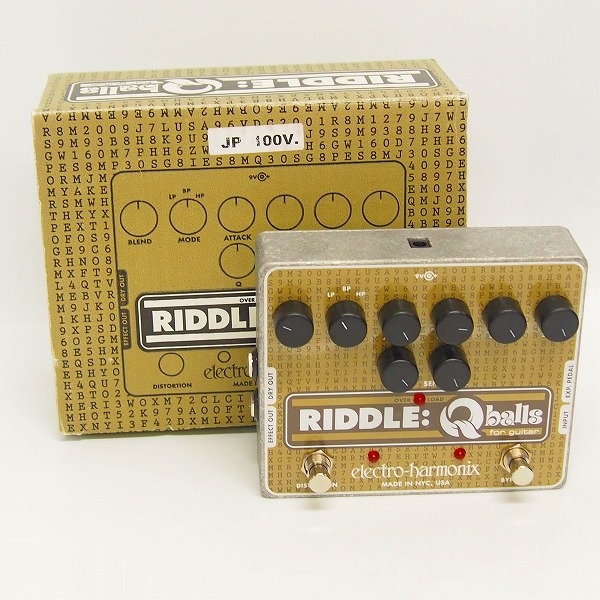 実際に弊社で買取させて頂いた【動作確認済】electro-harmonix/エレクトロハーモニクス Riddle: Q-Balls ギター用エンベロープ・フィルター エフェクター