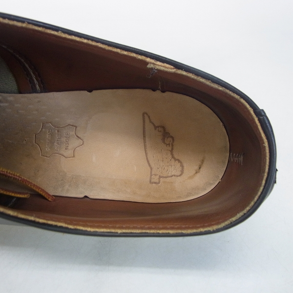 実際に弊社で買取させて頂いたRED WING/レッドウィング ワーク オックスフォード ラウンド 8002/8Dの画像 4枚目