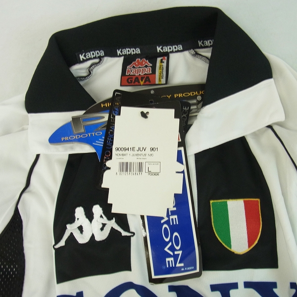 実際に弊社で買取させて頂いたKappa/カッパ ユベントス 97/98 ホームユニフォーム/Lの画像 6枚目
