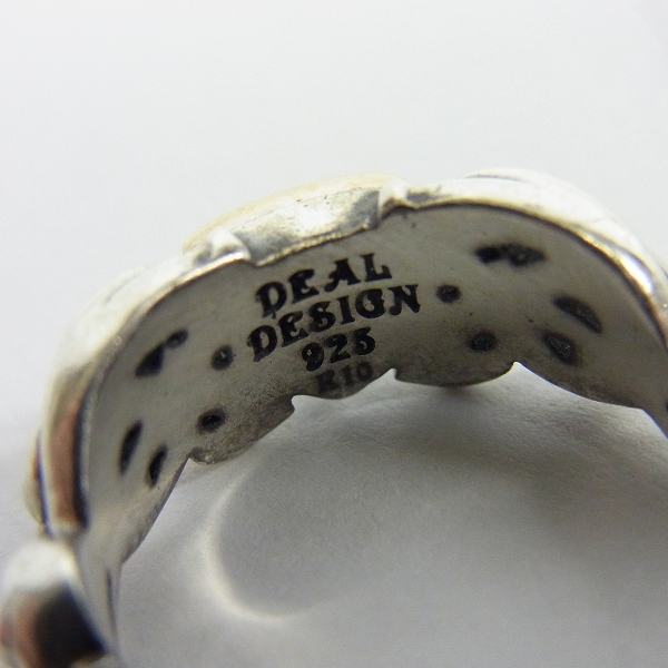 実際に弊社で買取させて頂いたDEAL DESIGN/ディールデザイン K10 ジークレフ リング 9号の画像 3枚目