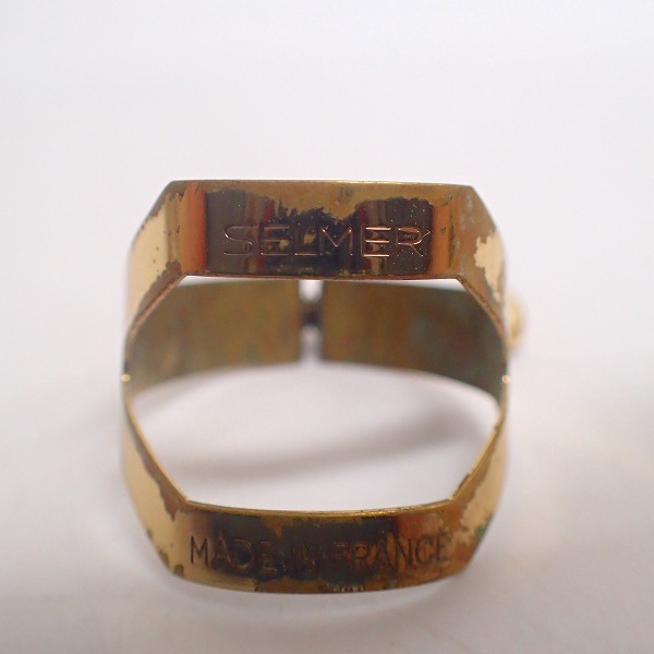 実際に弊社で買取させて頂いたSELMER/セルマー アルトサックス用マウスピース S90 180 リガチャー/メタルキャップ付きの画像 8枚目