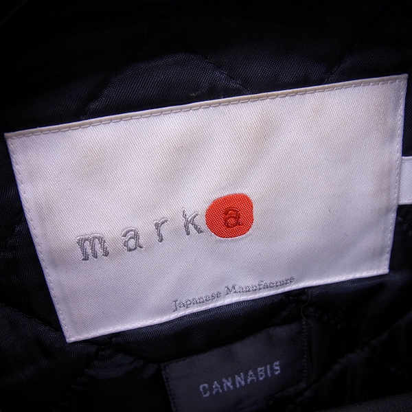 実際に弊社で買取させて頂いたmarka/マーカ アワードジャケット 袖革スタジャン/1の画像 2枚目