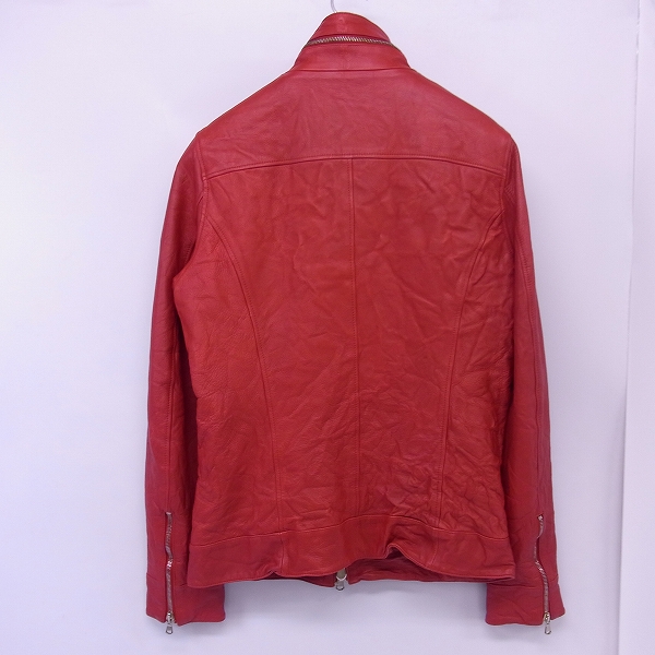 実際に弊社で買取させて頂いたjunhashimoto/ジュンハシモト ライトネクストウォッシュドカーフ インナーライダース LET034-WCF03 Size：3の画像 1枚目