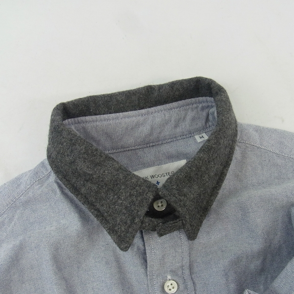 実際に弊社で買取させて頂いたNICK WOOSTER×UNITED ARROWS/ニックウースター×ユナイテッドアローズ クレリックシャツ/Mの画像 4枚目