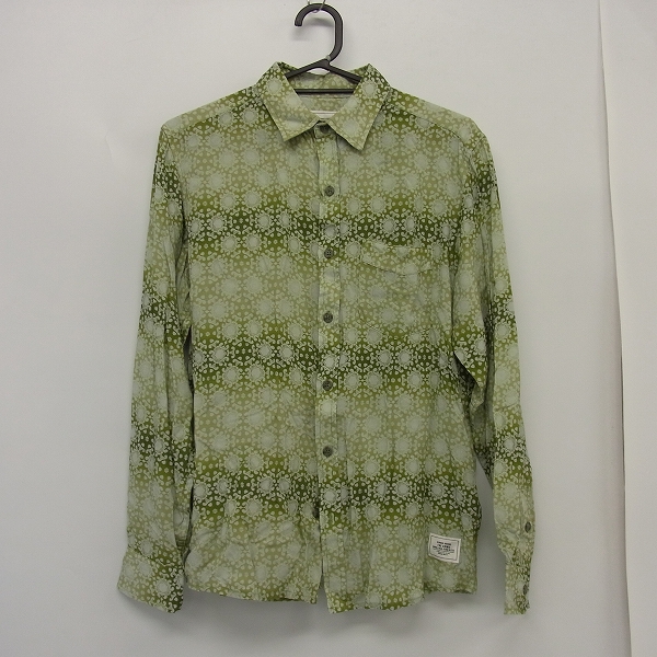 実際に弊社で買取させて頂いたCRIMIE/クライミー 総柄 オープンカラー 長袖 レーヨン シャツ/アロハ S