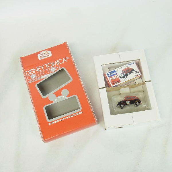 実際に弊社で買取させて頂いたトミカ ディズニーモータース 公式ガイドブック/ディズニートミカ コレクション2006 特注トミカ スバル360 2点セットの画像 2枚目