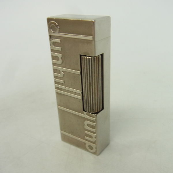 実際に弊社で買取させて頂いたdunhill/ダンヒル ローラーガスライター ロゴデザイン シルバー の画像 3枚目