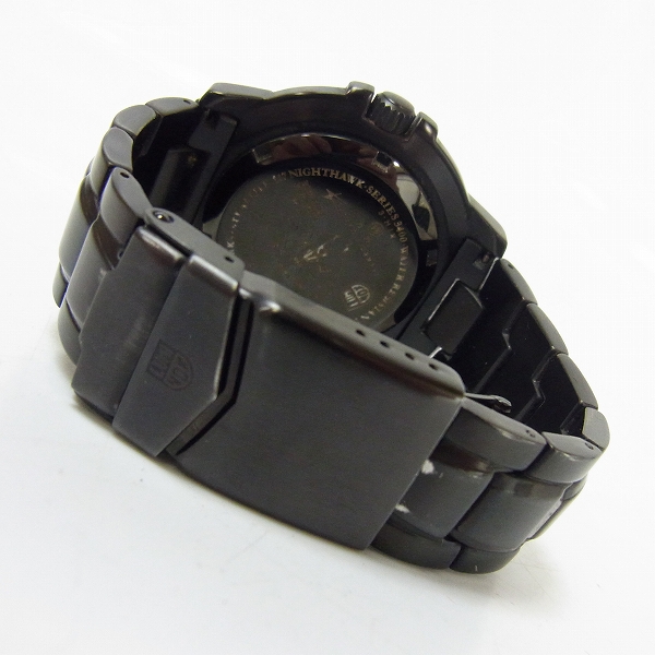 実際に弊社で買取させて頂いたLUMINOX×SKUNK WORKS/ルミノックス×スカンクワークス ナイトホーク F-117 10th 200本限定 腕時計【動作未確認】 の画像 2枚目