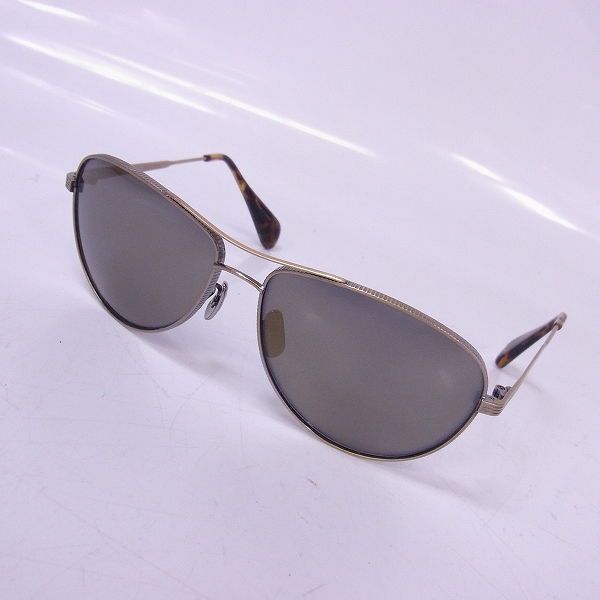 実際に弊社で買取させて頂いたOLIVER PEOPLES/オリバーピープル ティアドロップサングラス BRAVEN AG 60-14-140