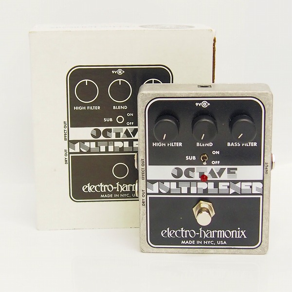 実際に弊社で買取させて頂いた【動作確認済】electro-harmonix/エレクトロハーモニクス Octave Multiplexer オクターバー エフェクター