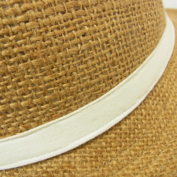 実際に弊社で買取させて頂いたCA4LA/カシラ リネンハット/中折ハット/ストローハット/Mの画像 8枚目