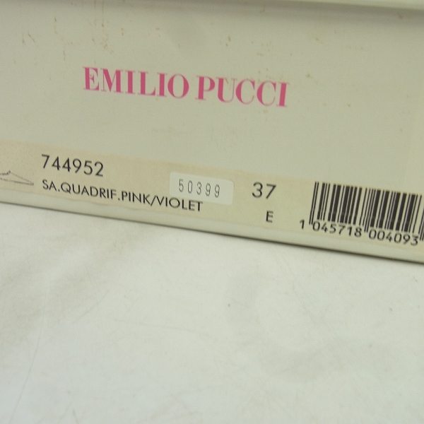 実際に弊社で買取させて頂いたEMILIO PUCCI/エミリオプッチ ヒールパンプス 37Eの画像 9枚目