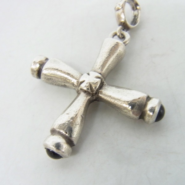 実際に弊社で買取させて頂いたLoree Rodkin/ローリーロドキン チューブクロスペンダント w/ストーン