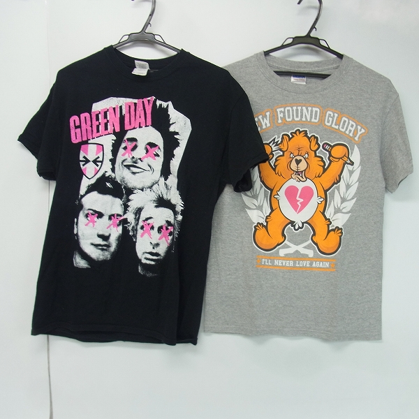 実際に弊社で買取させて頂いたGreen Day/New Found Glory バンドTシャツ 計2点セット