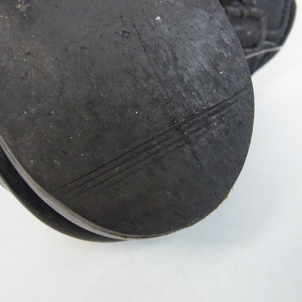 実際に弊社で買取させて頂いたHIROMU TAKAHARA/ヒロムタカハラ ダメージ加工/スタッズ ショートブーツ ブラック/41の画像 8枚目