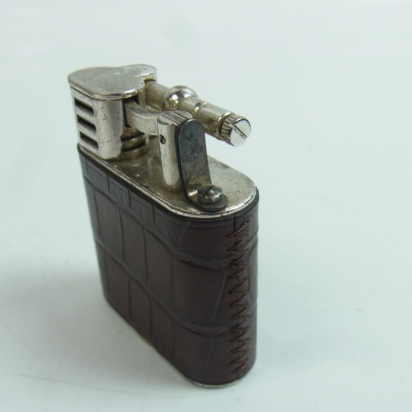 実際に弊社で買取させて頂いたdunhill/ダンヒル UNIQUE/ユニーク ガスライター 革巻きの画像 2枚目