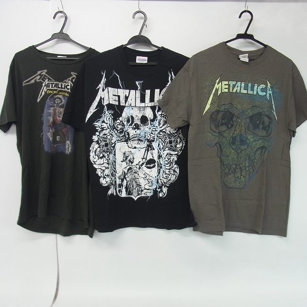 実際に弊社で買取させて頂いたMETALLICA/メタリカ ASIA 2013/RIDE THE LIGHTNING 1984 バンドTシャツ 計3点セット