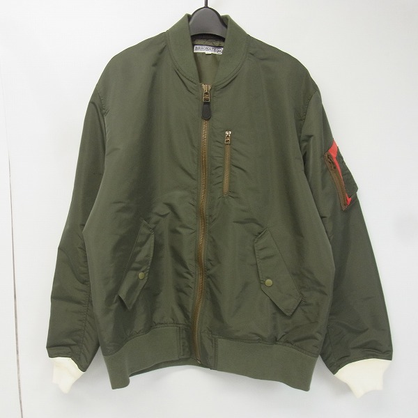 実際に弊社で買取させて頂いたRESONATE×SpeedLine×Fragment Design/リゾネイト×スピードライン×フラグメント MA-1/フライトジャケット/XL