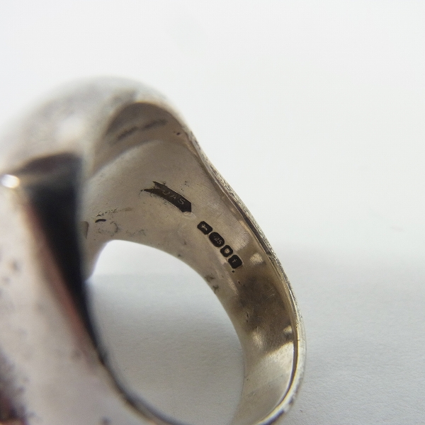 実際に弊社で買取させて頂いたCuRAZY PIG/クレイジーピッグ #6 サイコキラースカル リング 18号の画像 5枚目