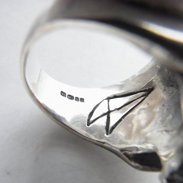 実際に弊社で買取させて頂いたCRAZY PIG/クレイジーピッグ スモールエビルスカルリング/21.5号の画像 5枚目