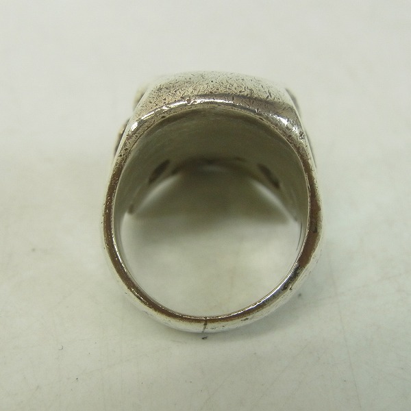 実際に弊社で買取させて頂いた【ギャラ付】CRAZY PIG/クレイジーピッグ #6 PSYCHO KILLER/サイコキラースカル リング 15号の画像 3枚目