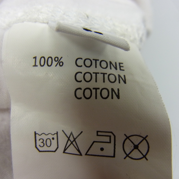 実際に弊社で買取させて頂いたLUCIEN PELLAT-FINET/ルシアンペラフィネ スカル Tシャツ/カットソー Lの画像 4枚目