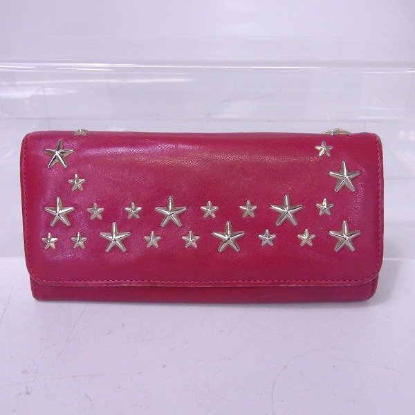 実際に弊社で買取させて頂いたJIMMY CHOO/ジミーチュウ スター スタッズ 長財布
