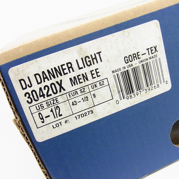 実際に弊社で買取させて頂いたDANNER/ダナー LIGHT GORE-TEX トレッキング/ワークブーツ 30420X/9.5の画像 7枚目