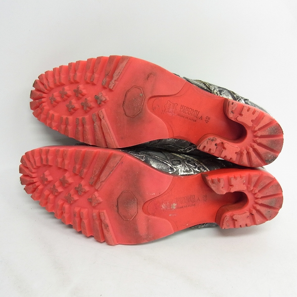 実際に弊社で買取させて頂いたHIROMU TAKAHARA/ヒロムタカハラ 定価16万↑ クラッシュディアコーティングミュール/98010026/42の画像 2枚目