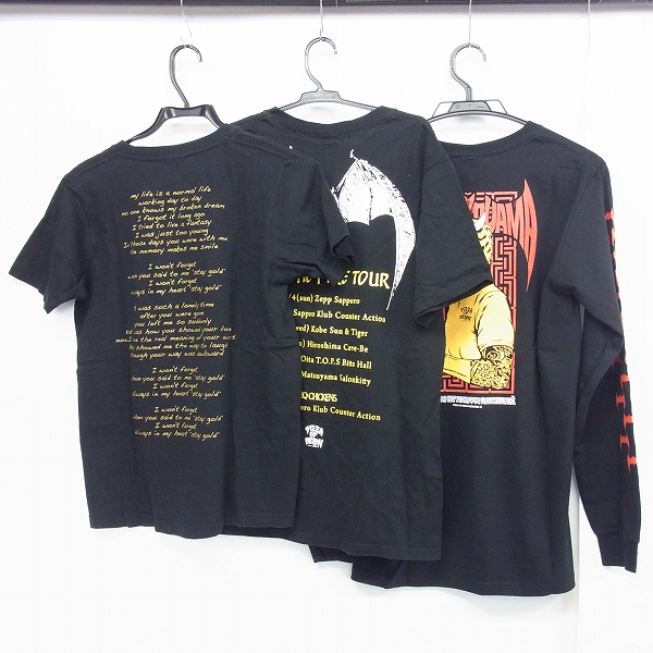 実際に弊社で買取させて頂いたken yokoyama/Hi-STANDARD/KEN BAND バンドTシャツ/ロンT S 計3点セットの画像 1枚目