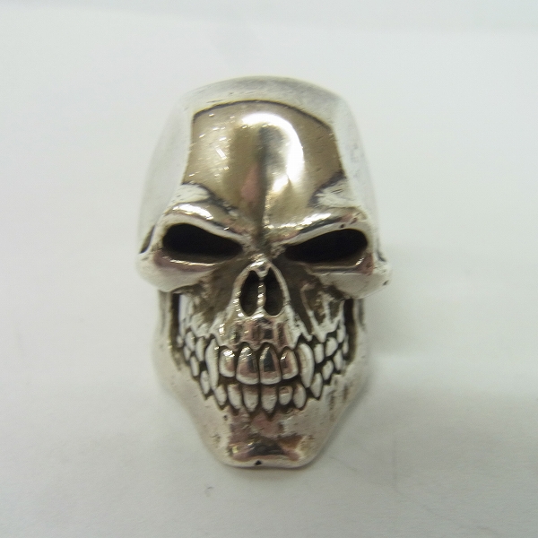 実際に弊社で買取させて頂いたCuRAZY PIG/クレイジーピッグ #6 サイコキラースカル リング 18号の画像 1枚目