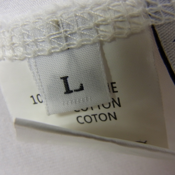 実際に弊社で買取させて頂いたLUCIEN PELLAT-FINET/ルシアンペラフィネ スカル Tシャツ/カットソー Lの画像 3枚目