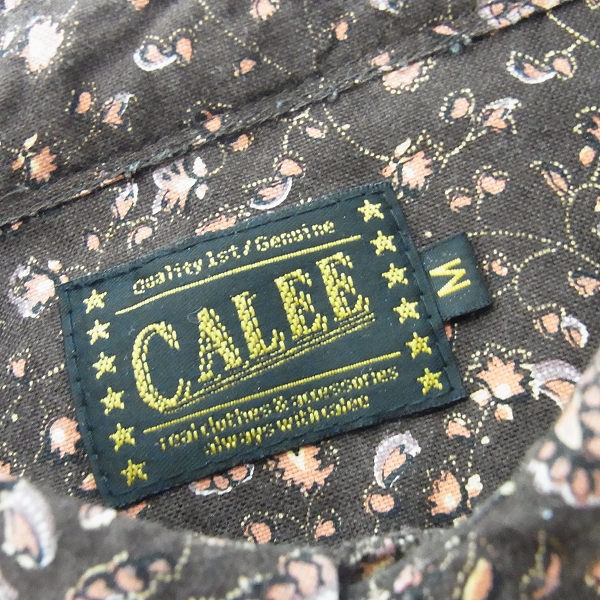 実際に弊社で買取させて頂いたCALEE/キャリー ペイズリー柄 長袖シャツ/Mの画像 2枚目