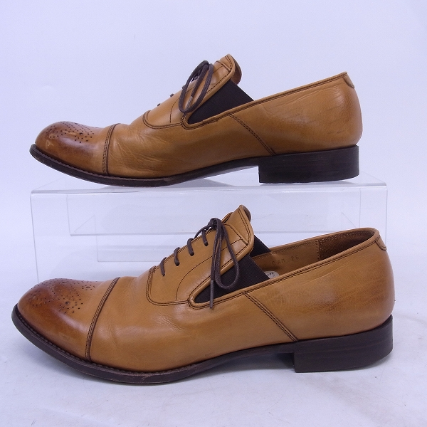 実際に弊社で買取させて頂いたMIHARA YASUHIRO/ミハラヤスヒロ ストレートチップ メダリオン シューズ 26の画像 3枚目