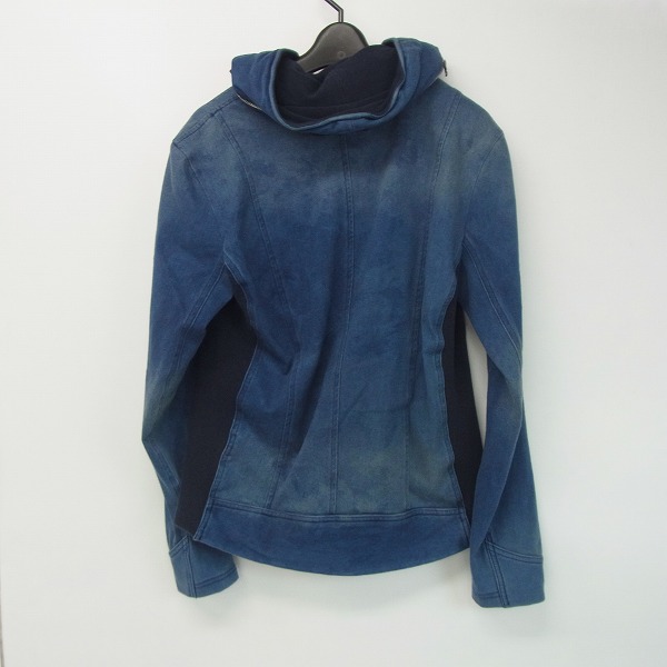 実際に弊社で買取させて頂いた【未使用】CUSTOM CULTURE/カスタムカルチャー デニム地切り替えし ジップ パーカー ジャケット/2の画像 1枚目
