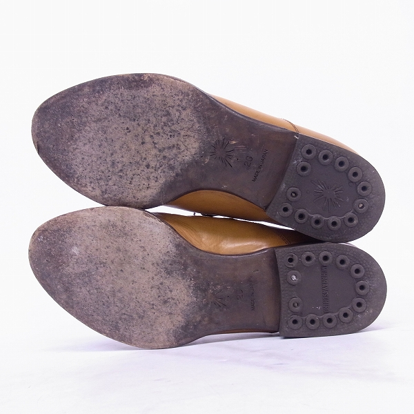 実際に弊社で買取させて頂いたMIHARA YASUHIRO/ミハラヤスヒロ ストレートチップ メダリオン シューズ 26の画像 2枚目